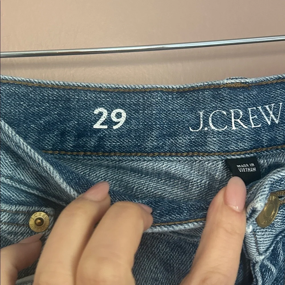 J.Crew High Rise Super Wide Leg Light Washed Size 29 - Picture 8 of 11